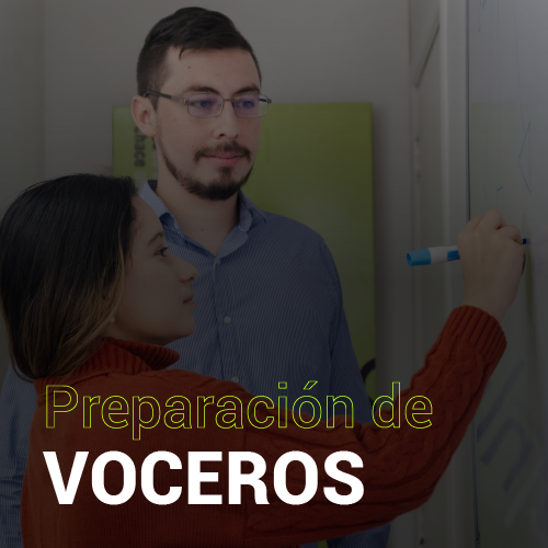 Capacitamos a las personas que son voceras de la empresa u organización, en el manejo correcto de la interlocución con autoridades, medios de comunicación, organizaciones sociales y otras audiencias de interés.