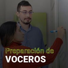 Preparación de voceros